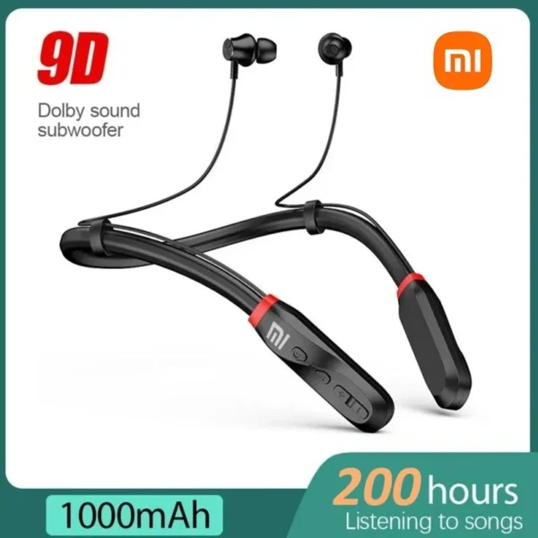 XIAOMI-auriculares inalámbricos i35 con banda para el cuello, cascos deportivos con Bluetooth, sonido 9D, impermeables, TWS, con micrófono para teléfono