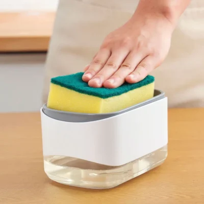 Dispensador de jabón liquido + esponja